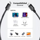 UGREEN US171 60751 Cable USB-C a Lightning Negro 1m