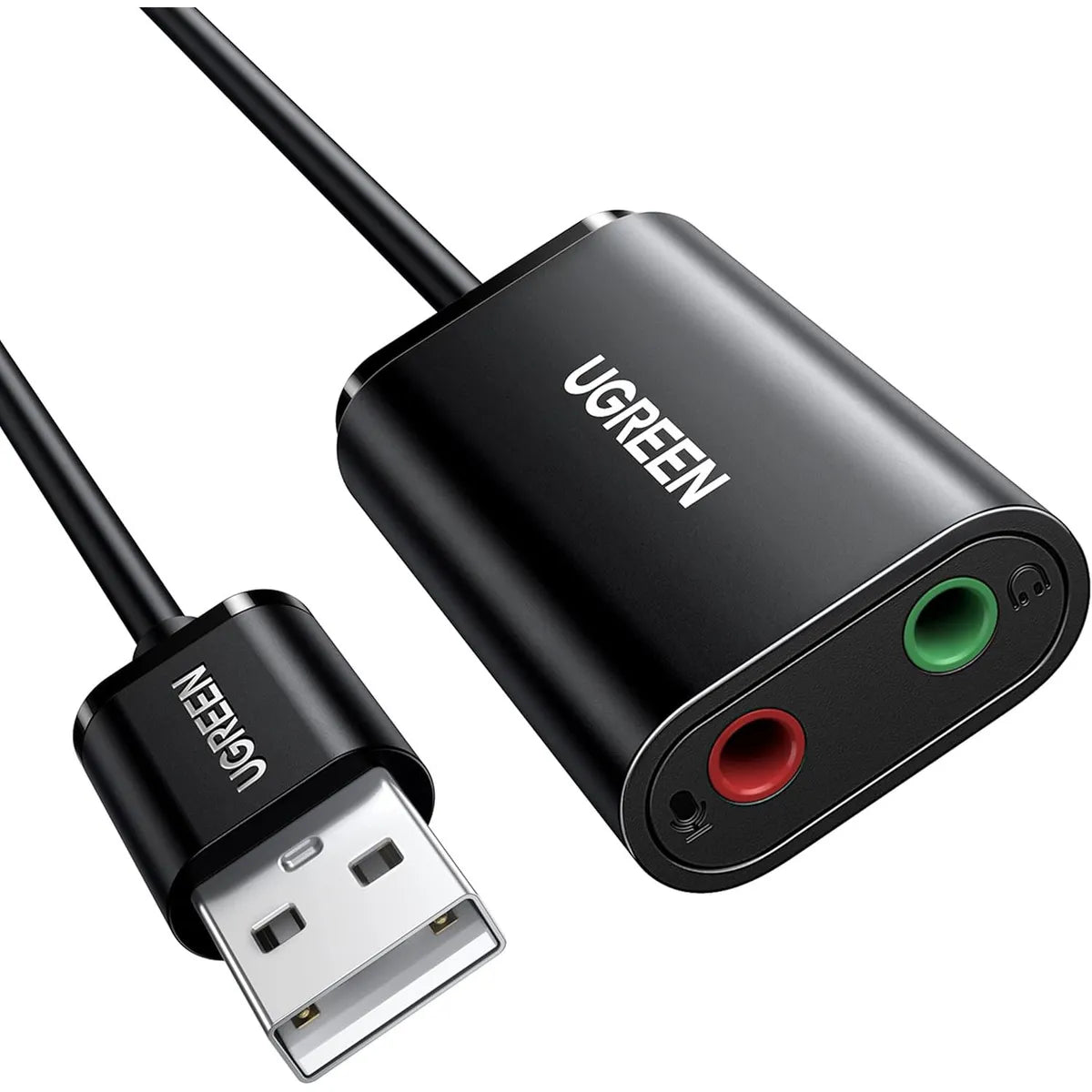 UGREEN US205 30724 Adaptador de Audio para Auriculares USB a 3,5 mm Tarjeta de Sonido Externa
