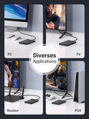 UGREEN 30847 US221 Carcasa para disco duro SATA HDD/SSD de 2,5" 6GBPS USB 3.0