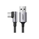 UGREEN US255 50123 Cable USB a USB C Carga Rapida Angulo 90° 1m