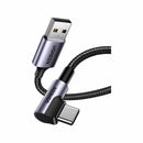 UGREEN US255 50123 Cable USB a USB C Carga Rapida Angulo 90° 1m