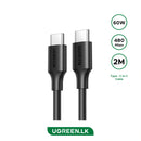 UGREEN US286 10306 Cable USB-C a USB-C 60W 2m