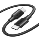 UGREEN US286 50997 Cable USB-C a USB-C Carga Rápida 60W 1m