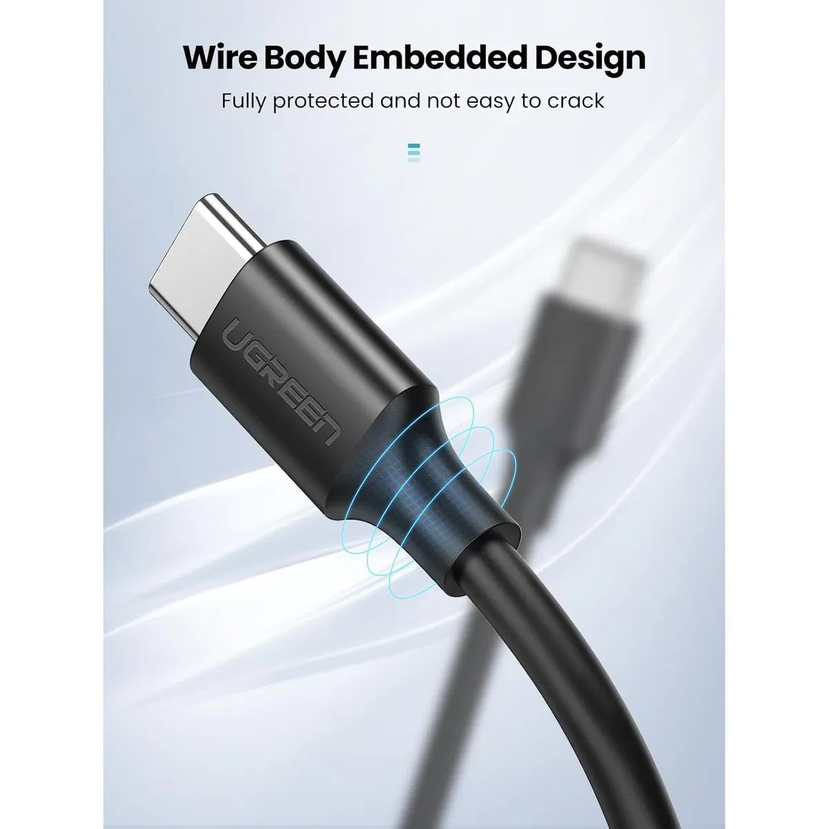 UGREEN US286 60788 Cable USB-C a USB-C 60W 3m