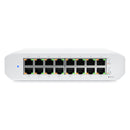 UBIQUITI USW-Lite-16-POE (45 W) Switch Unifi Lite gerenciado PoE de 16 portas 10/100/1000 Mbps (8 portas 802.3AF/AT), 45 W 