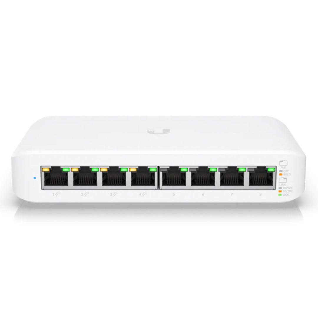 UBIQUITI USW-LITE-8-POE Switch UNIFI 8 Puertos 4 PoE 52W L2