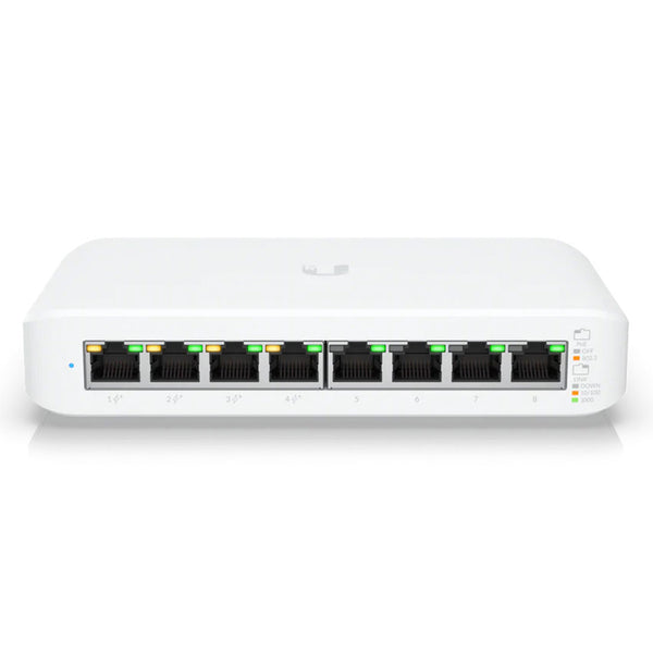 UBIQUITI USW-LITE-8-POE, Switch UniFi 8 puertos Poe Gigabit Lite Administrable