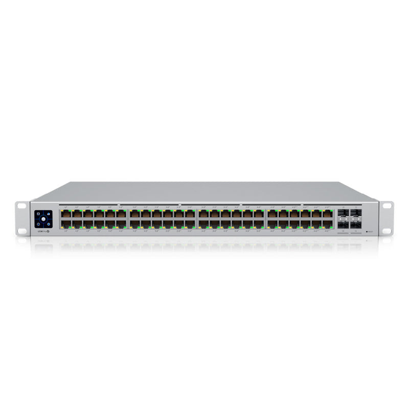 UBIQUITI USW-PRO-48-POE - Switch UniFi Gen2, Capa 3 de 48 puertos PoE 802.3at/bt + 4 puertos 1/10G SFP+, 600W