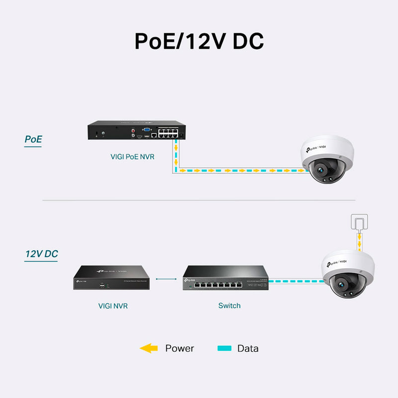 TP-LINK VIGI C230 4mm Cámara de Seguridad IP PoE 3MP 2K