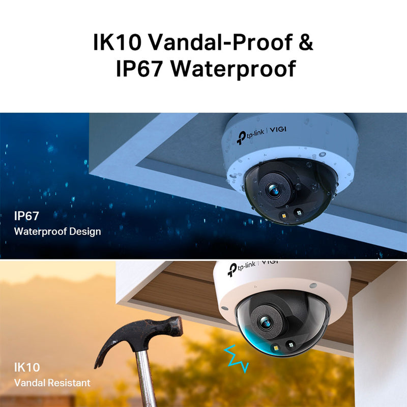 TP-LINK VIGI C240 4mm Cámara de Seguridad IP PoE 4MP 2K+