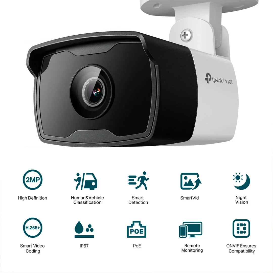 TP-LINK VIGI C320I 4mm Cámara de Seguridad IP PoE 2MP