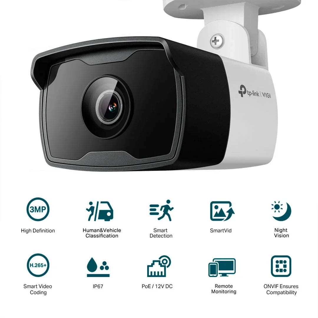 TP-LINK VIGI C330I 6mm Cámara de Seguridad IP PoE 3MP