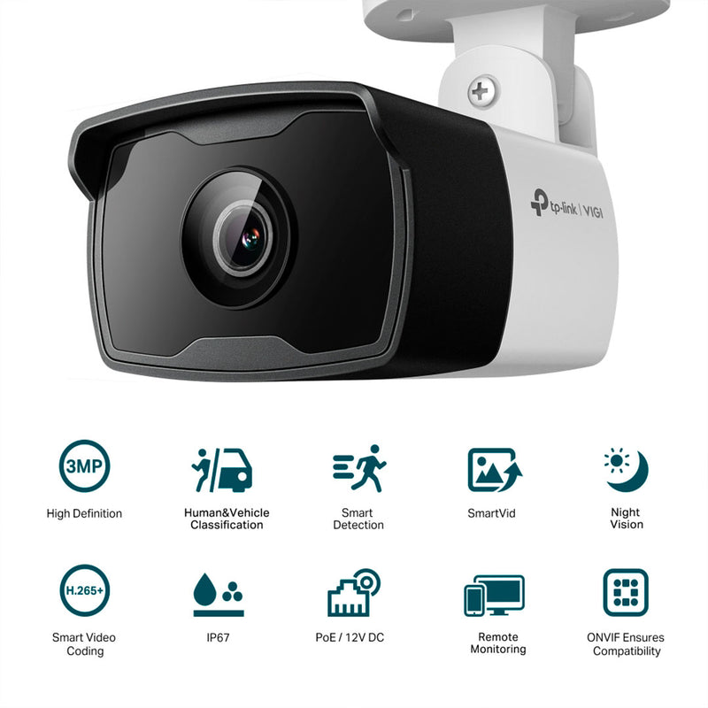 TP-LINK VIGI C330I 6mm Cámara de Seguridad IP PoE 3MP