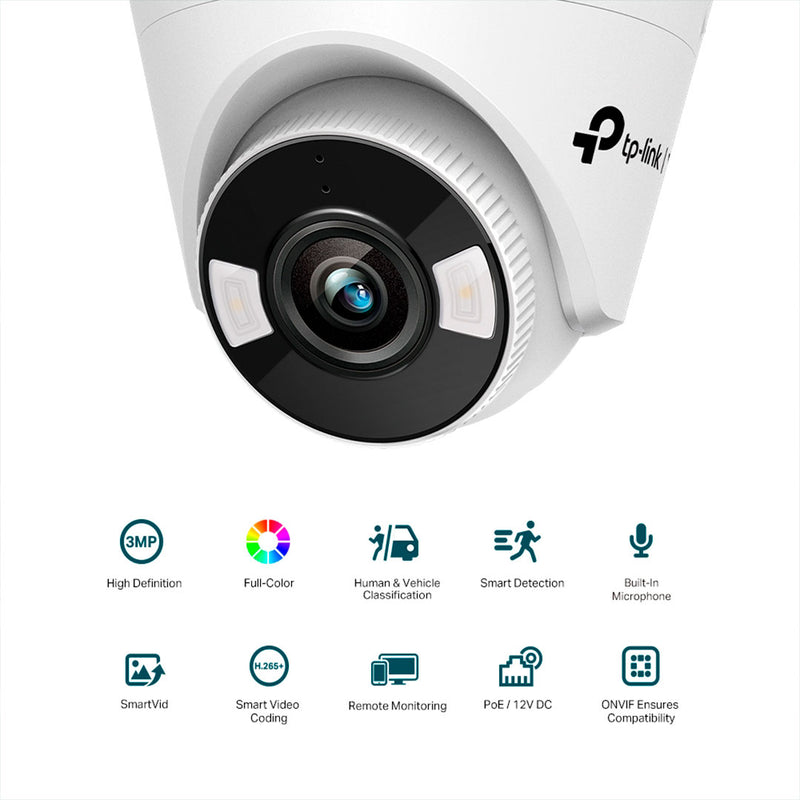 TP-LINK VIGI C430 4mm Cámara de Seguridad IP PoE 3MP 2K