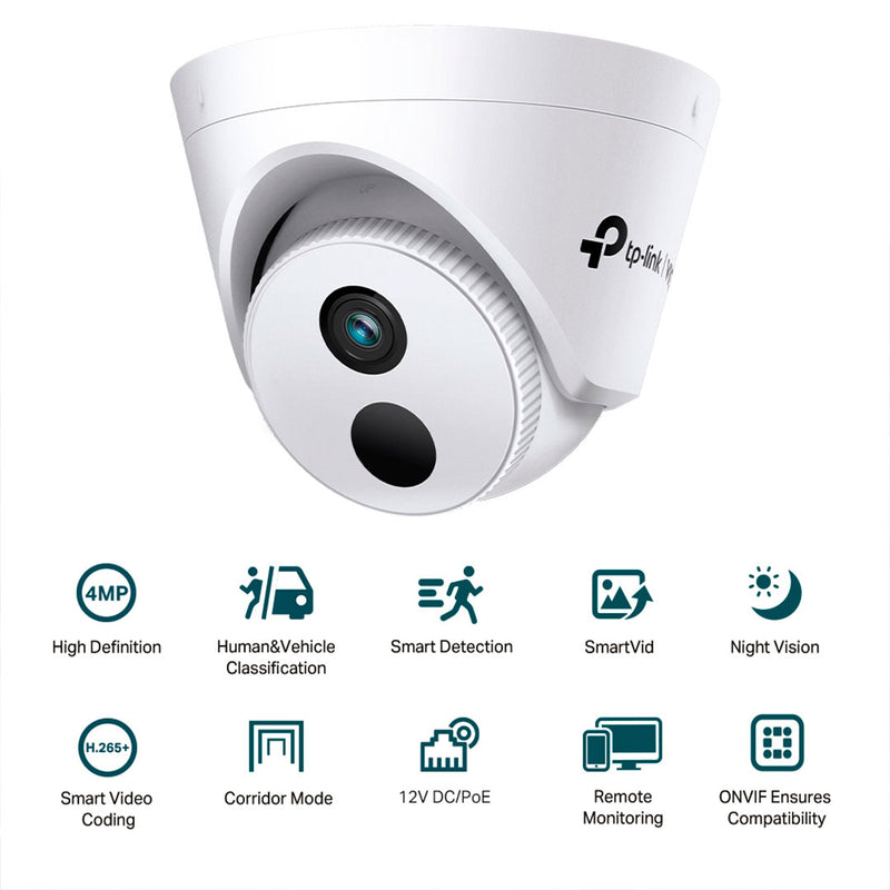 TP-LINK VIGI C440I 2.8mm Cámara de Seguridad IP PoE 4MP 2K+