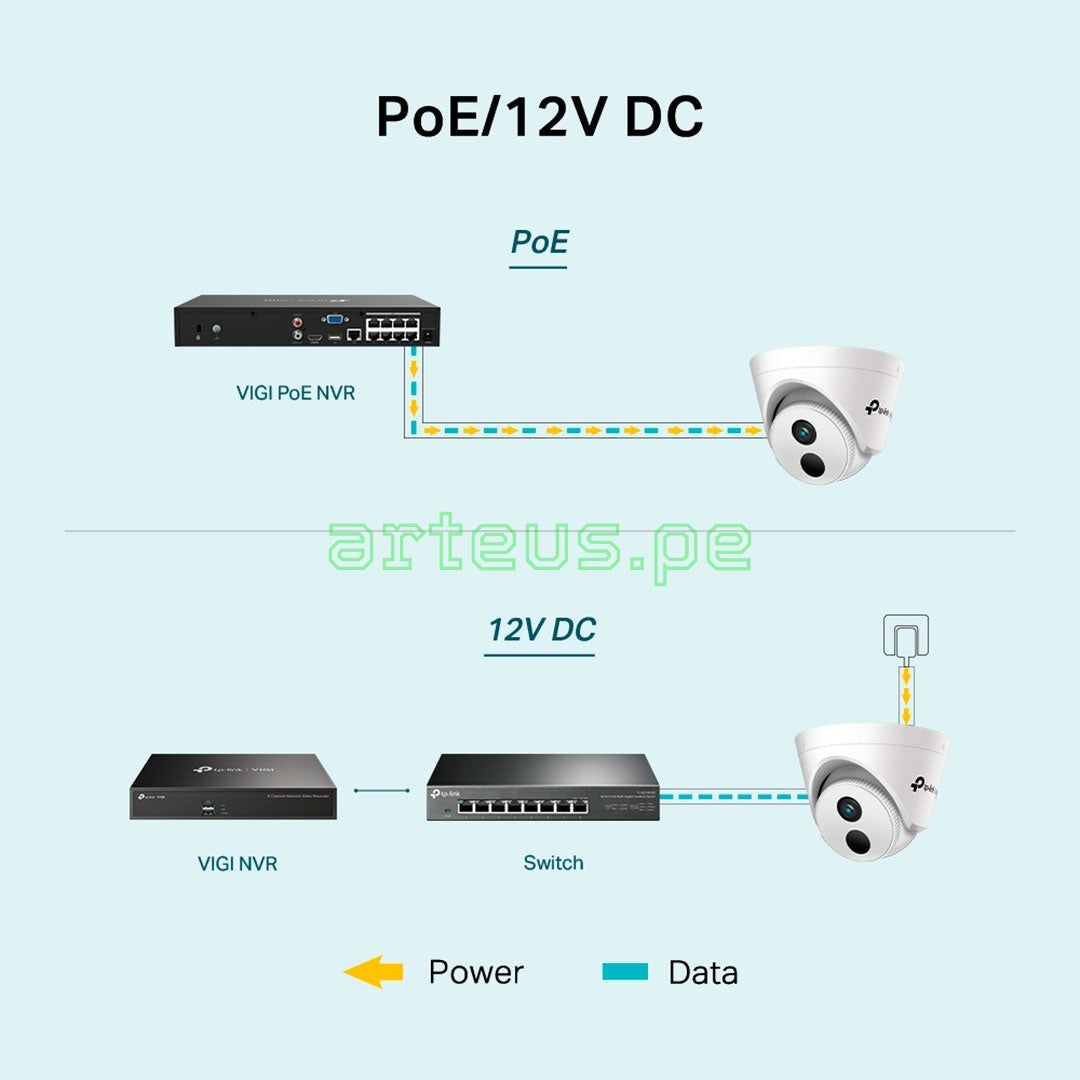 TP-LINK VIGI C440I 2.8mm Cámara de Seguridad IP PoE 4MP 2K+