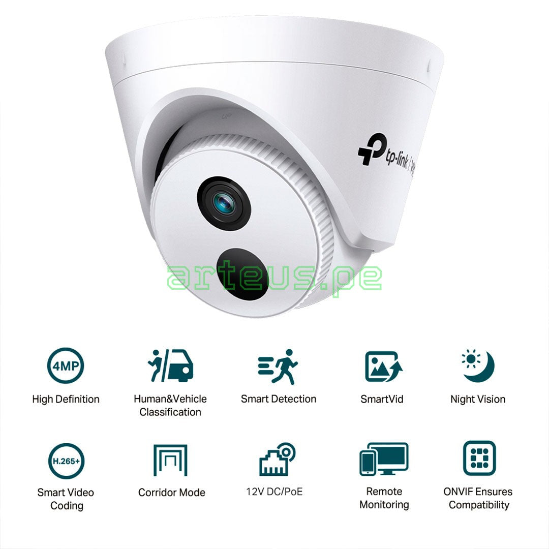 TP-LINK VIGI C440I 4mm Cámara de Seguridad IP PoE 4MP 2K+