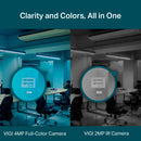 TP-LINK VIGI C440 4mm Cámara de Seguridad IP PoE 4MP 2K+