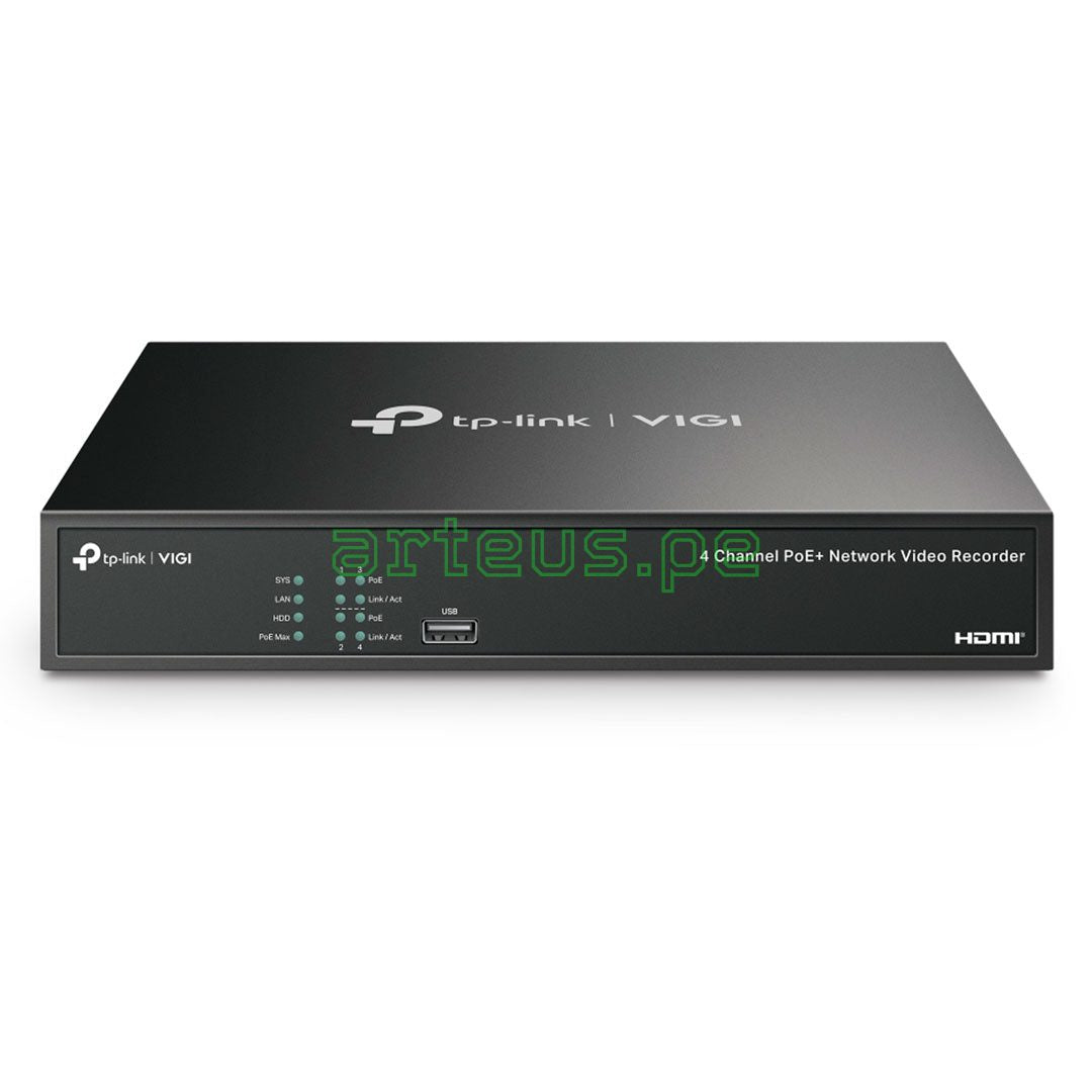 TP-LINK VIGI NK4P-T4425-2T Kit 4 Cámaras 4MP Full Color IPC y NVR 4 Canales