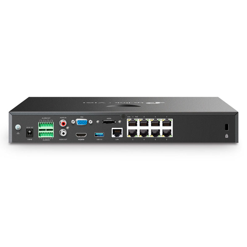 TP-LINK VIGI NVR2008H-8MP-2TB NVR 8 canales PoE+ 4K 2TB HDD