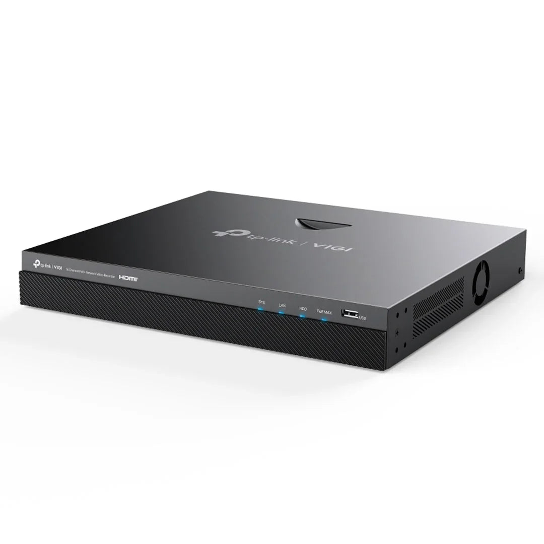 TP-LINK VIGI NVR2016H-16MP Grabador de Vídeo NVR 16 Canales PoE+ 4K 2HDD