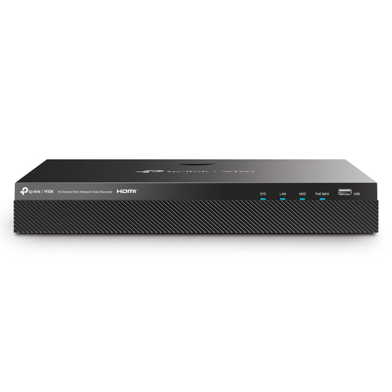 TP-LINK VIGI NVR2016H-16MP-4TB NVR 16 canales PoE 4K 2HDD inc. 4TB
