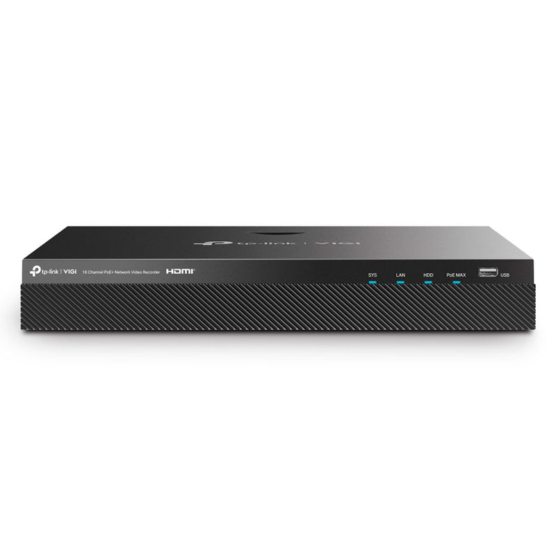 TP-LINK VIGI NVR2016H-16P NVR 16 canales PoE+ 4K 2HDD 80Mbps