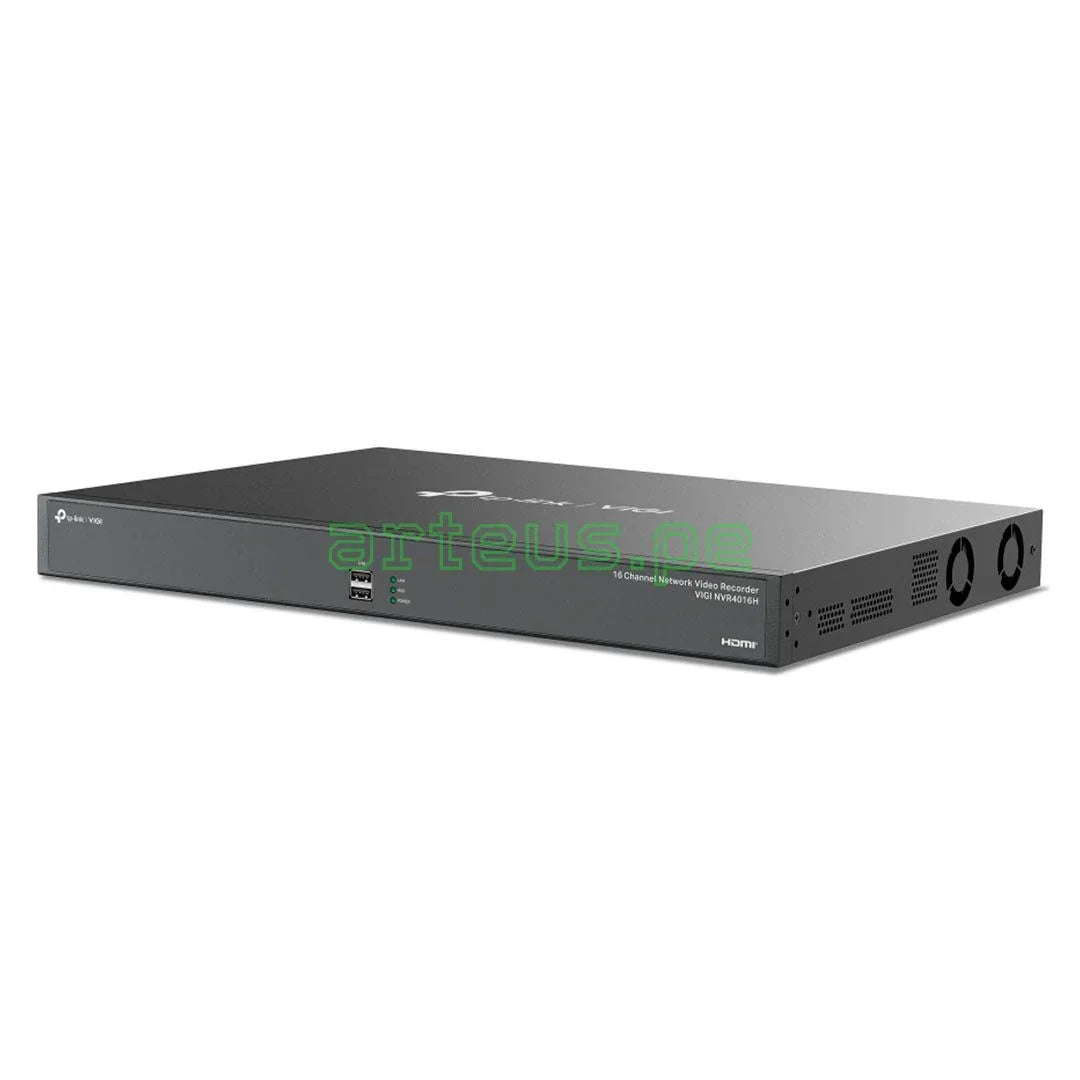 TP-LINK VIGI NVR4016H Grabador de Vídeo NVR 16 Canales 4K 4 Bahias SATA