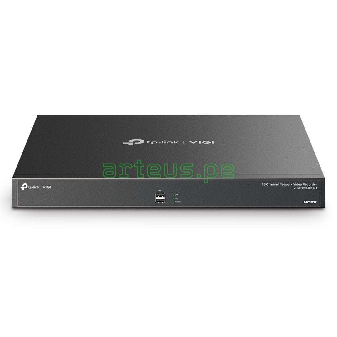 TP-LINK VIGI NVR4016H Grabador de Vídeo NVR 16 Canales 4K 4 Bahias SATA