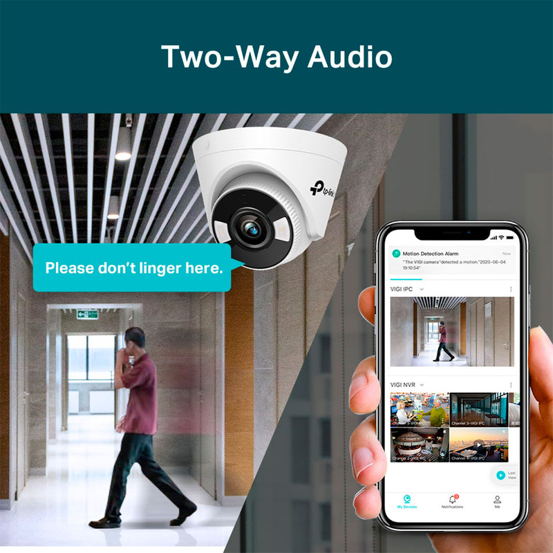 TP-LINK VIGI C440 2.8mm Cámara de Seguridad IP PoE 4MP 2K+