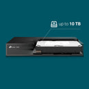 TP-LINK VIGI NVR1008H NVR Gravador de vídeo em rede VIGI de 8 canais. 5MP, 1 baia para disco de 10 TB, Onvif, H265+