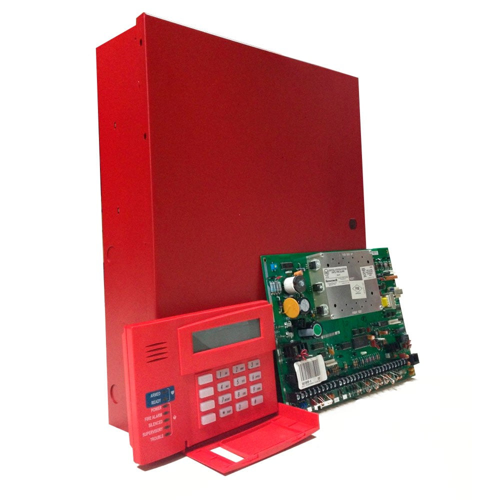 HONEYWELL RESIDEO VISTA32FBPT Panel hibrido de incendio e intrusión hasta 32 zonas cableadas o inalámbricas