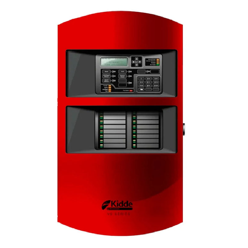 EDWARDS VS4-R-2 Panel de alarma contra incendio direccionable de 125 puntos expandible a 4 lazos