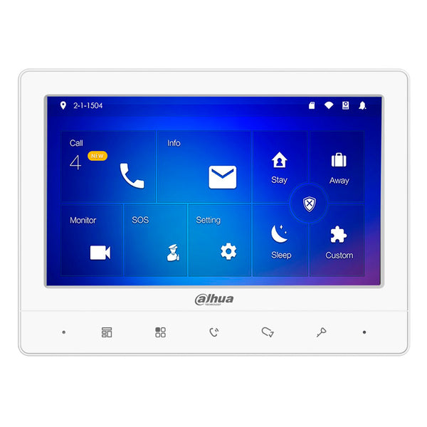 DAHUA DHI-VTH1020J, Monitor Analógico LCD 7" para Videoportero Blanco