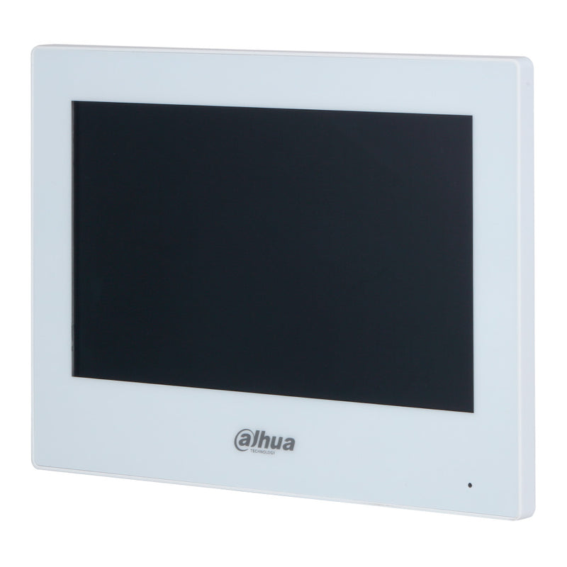 DAHUA DHI-VTH2621GW-WP, Monitor IP POE para Video Portero pantalla Táctil 7" Blanco
