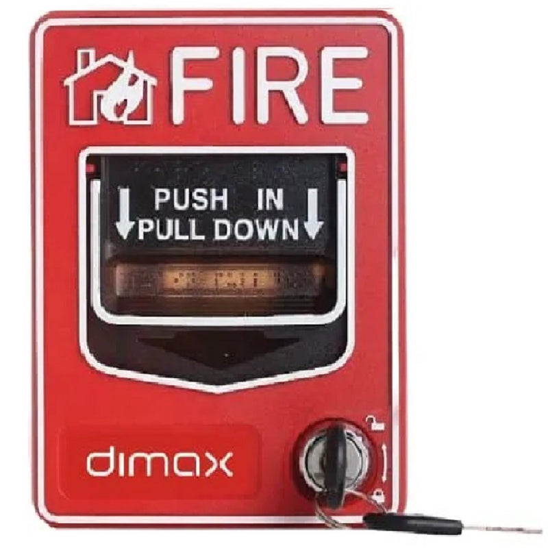 DIMAX W031, Estación manual doble acción con llave 24Vdc rojo