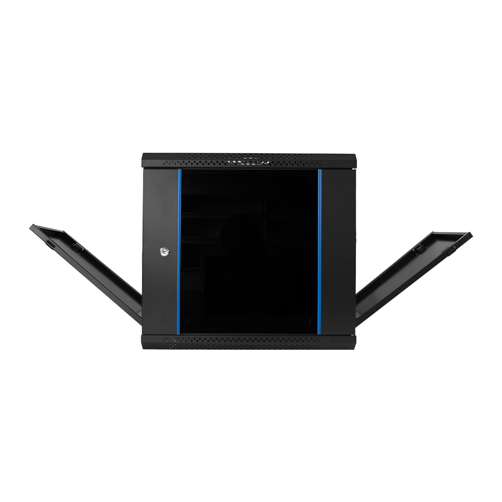 FINEN W1-5409 Gabinete de Pared 9RU 501 x 540 x 400mm c/ Puerta de Vidrio