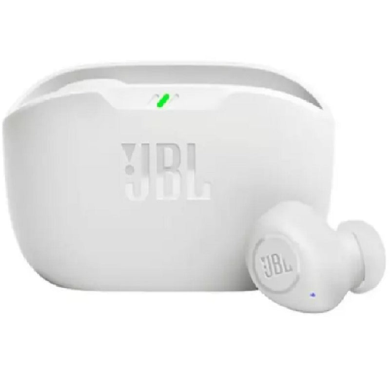 JBL WAVE BUDS, Auricular de Botón Inalámbrico BT Blanco - JBLWBUDSWHT