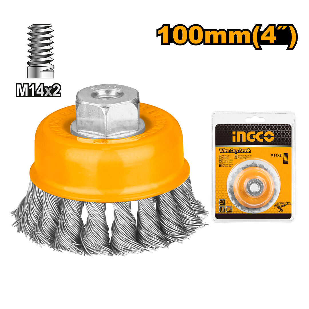 INGCO WB21001 Cepillo de Alambre 100x0.5mm