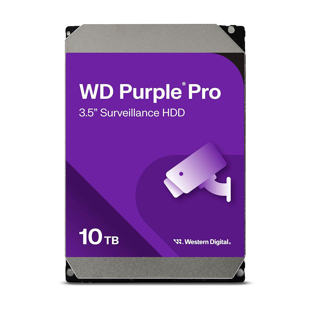 WD WD102PURP Purple Pro 10TB Disco Duro 3.5" SATA 7200 RPM para Videovigilancia