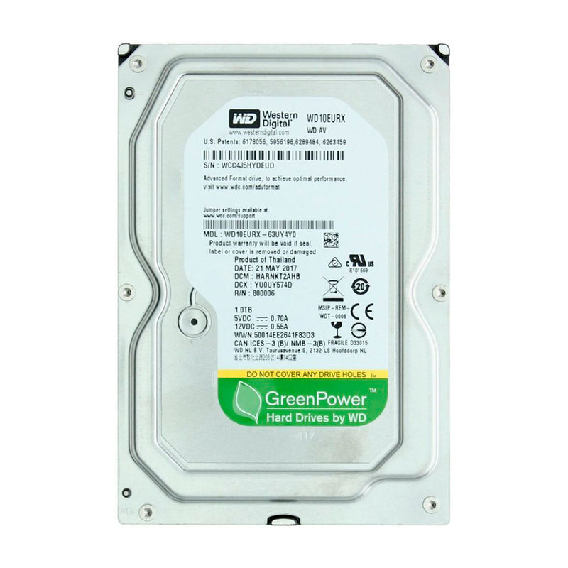 WESTERN DIGITAL WD10EURX Disco duro sata interno 1TB