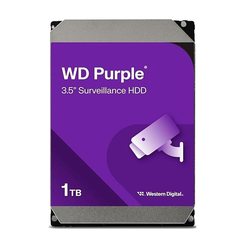 WESTERN DIGITAL WD11PURZ Disco duro púrpura 1TB 5400RPM profesional para equipos de videovigilancia