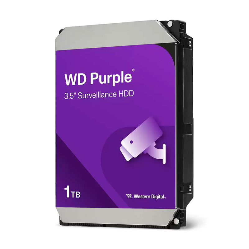 WESTERN DIGITAL WD11PURZ Disco duro púrpura 1TB 5400RPM profesional para equipos de videovigilancia