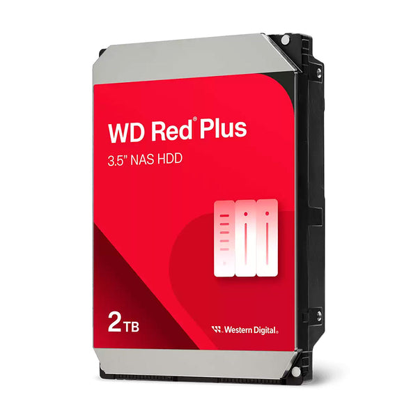 WESTERN DIGITAL Hard Drive Red Plus 2 TB SATA 5400rpm, 3.5", Cache 64MB