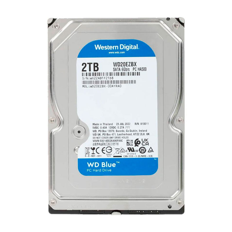 WESTERN DIGITAL 2TB SATA 6GBs Disco Rígido, 3,5", 7200rpm Cache 256MB 