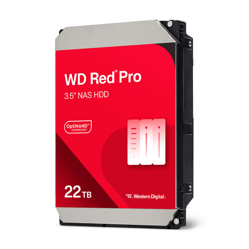 WESTERN DIGITAL Red Pro 22 TB SATA 6GBs Hard Drive, 3.5" 7200rpm, 512MB Cache