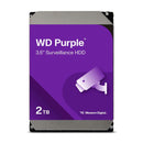 WESTERN DIGITAL WD23PURZ Disco Duro Púrpura 2TB 5400RPM SATA 6Gb/s 180MB/s 3.5" CCTV
