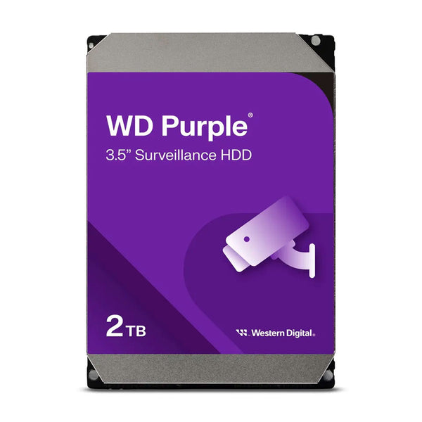 WESTERN DIGITAL WD23PURZ Disco duro púrpura 2TB 5400RPM profesional para equipos de videovigilancia