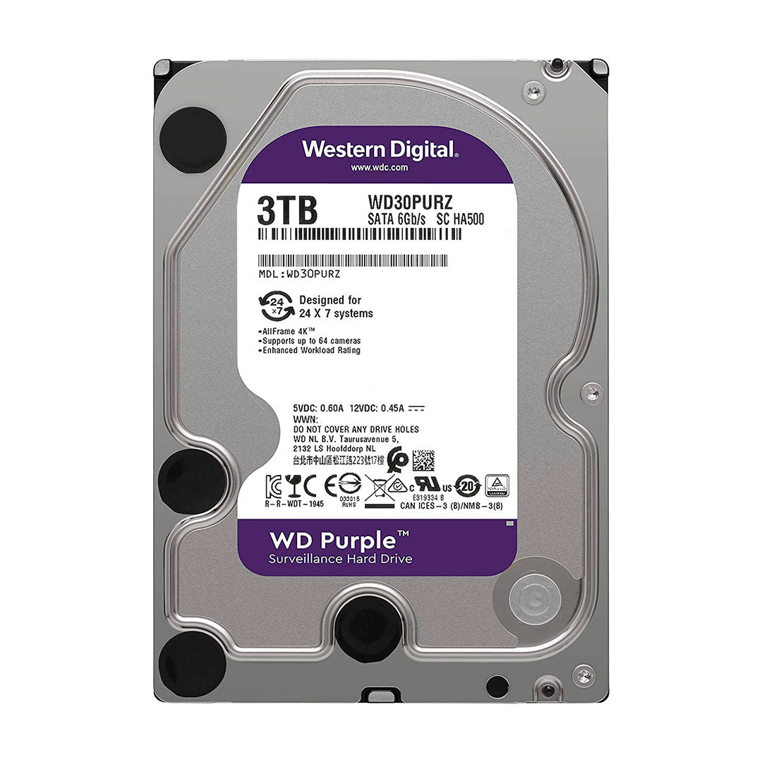 WESTERN DIGITAL Wd30purz DISCO DURO INTERNO PURPLE 3TB