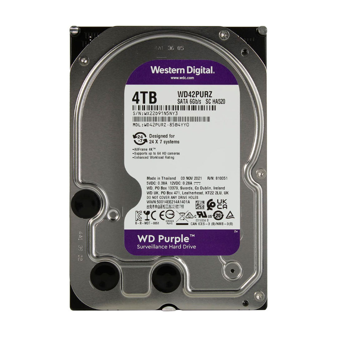 WESTERN DIGITAL  WD42PURZ  DISCO DURO 4TB PURPLE 3.5"